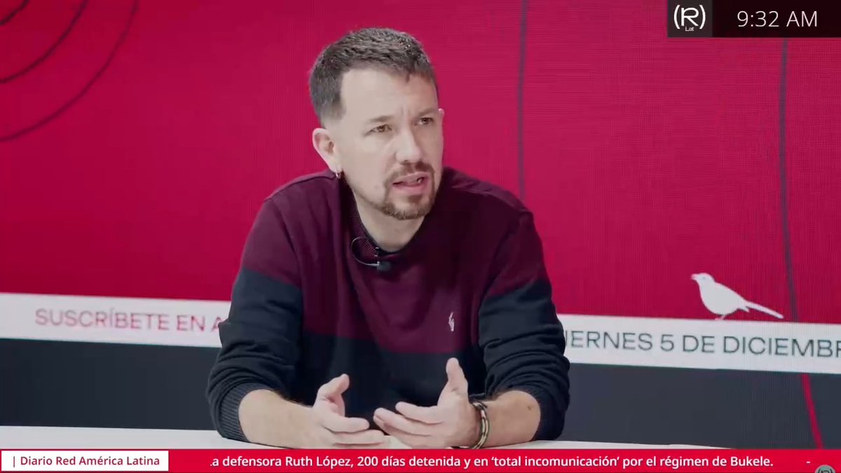 "Somos de izquierdas, hacemos periodismo de calidad y no ocultamos cuál es nuestra línea editorial." Pablo Iglesias 🔻{R} 🔴 SINSONTE|