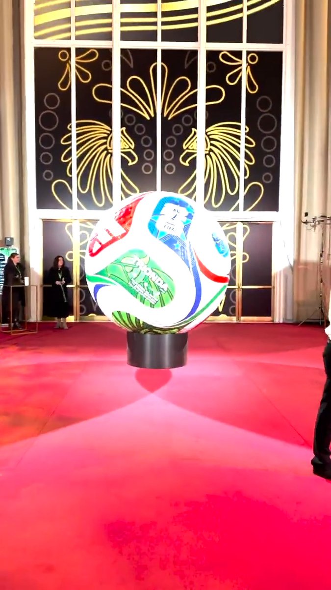 POV: You're at the FIFA World Cup Final Draw in Washington DC. 👀