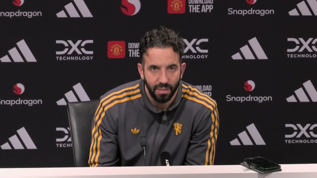 "It's my decision" Ruben Amorim passionately defended his decision to not give Kobbie Mainoo any minutes against West Ham 🔴