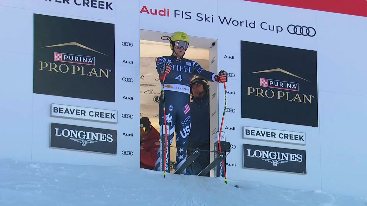 FLY LIKE A COCHRAN-SIEGLE 💨 Reaching a top speed of over 75 MPH, Ryan Cochran-Siegle SOARS to a silver-medal finish &amp; his first FIS Ski World Cup podium on home snow in the Beaver Creek men's downhill. 🥈