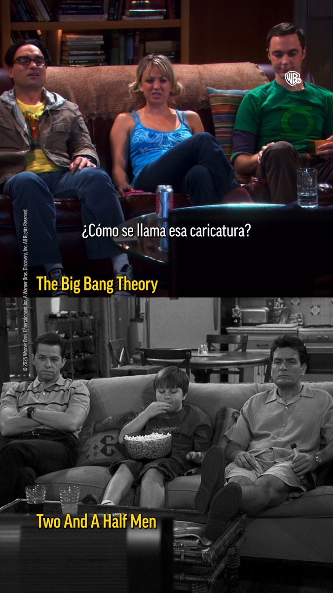 Estas dos series existen en el mismo universo y puedo probarlo! ☝ #TheBigBangTheory #TwoAndAHalfMen