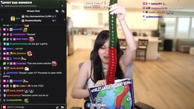 I tried the world's biggest gummy worm
