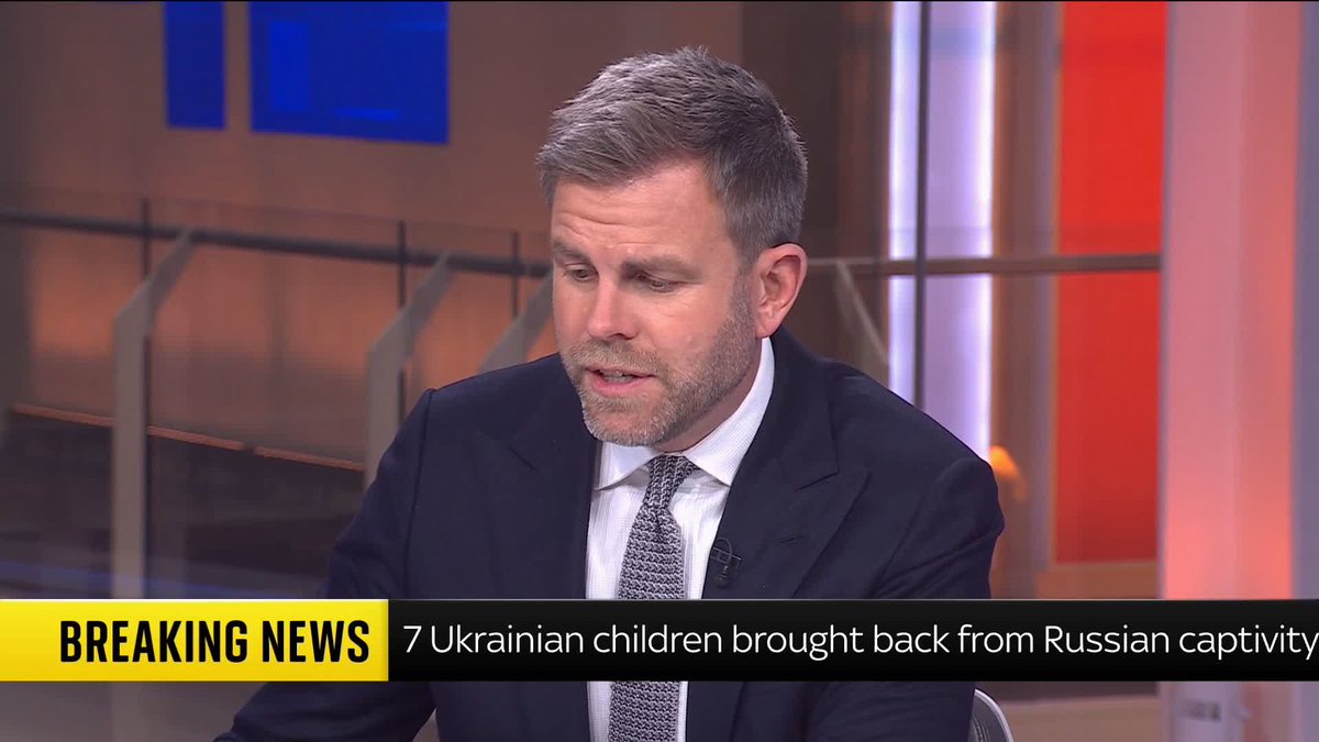 BREAKING: President Volodymyr Zelenskyy has thanked President Trump and the First Lady for their efforts in securing the release of seven Ukrainian children from Russian captivity. 📺 Sky 501, Virgin 602, Freeview 233 and YouTube
