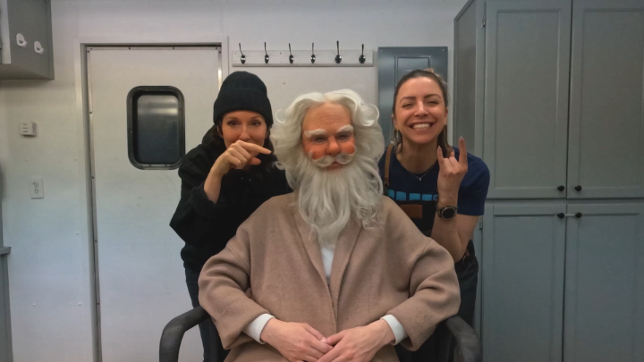 Alexandra Breckenridge TRANSFORMS into the titular Santa of My Secret Santa.