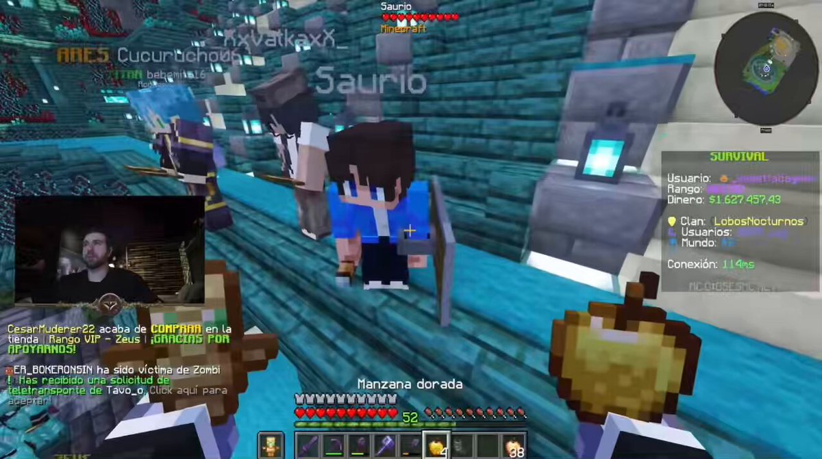#Vegetta: una manzanita para ti otra para ti, no os quedéis sin hambre *ve la skin de Foolish* hombre no os quedéis con hambre 🥰! COMO CAMBIA EL TONO DE SU VOZ CUANDO VE LA SKIN DE FOOLISH AHHHH 😭💕