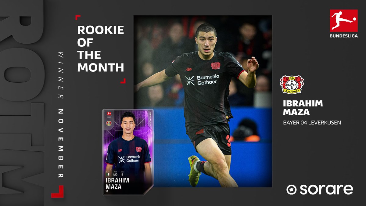 ๐จ OFFICIEL : Ibrahim Maza remporte le titre de Rookie du mois en Bundesliga ! ๐๏ธ๐ฉ๐ช