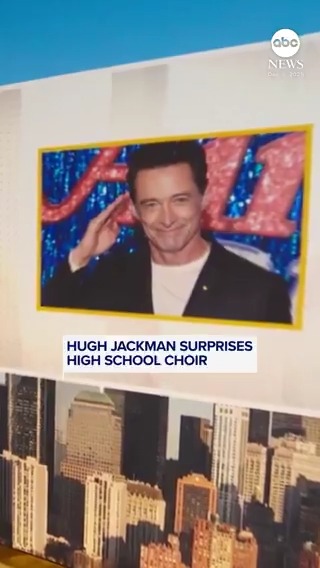 Actor Hugh Jackman surprised a Milwaukee high school choir by showing up to their classroom and enjoying a performance. "The Music Man" star also donated $15,000 to the school for new instruments and auditorium upgrades.