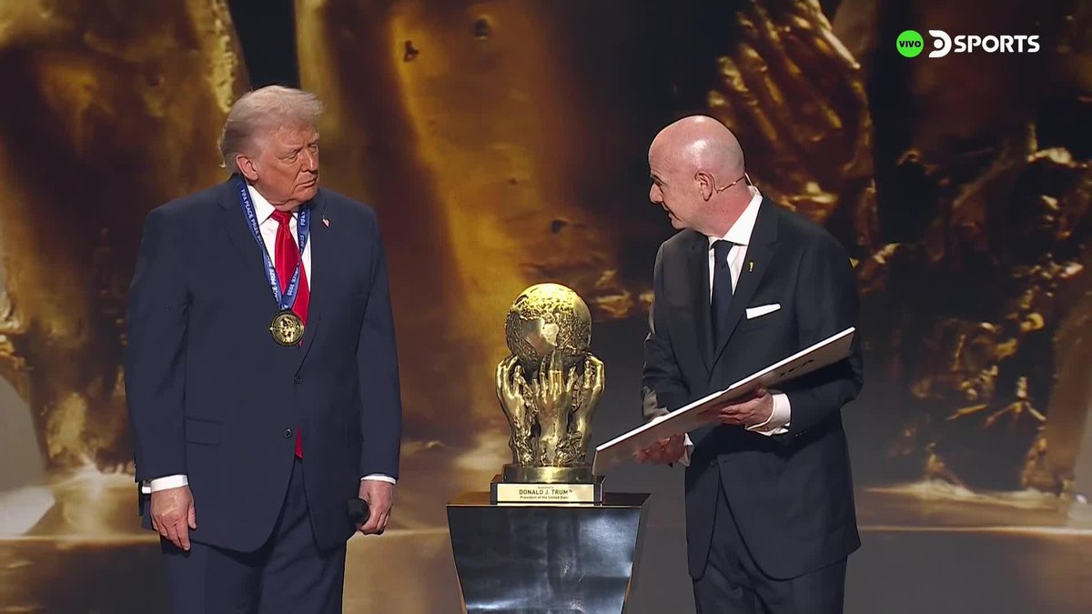 "Donald Trump": Porque Gianni Infantino le entregó el Premio FIFA de la Paz