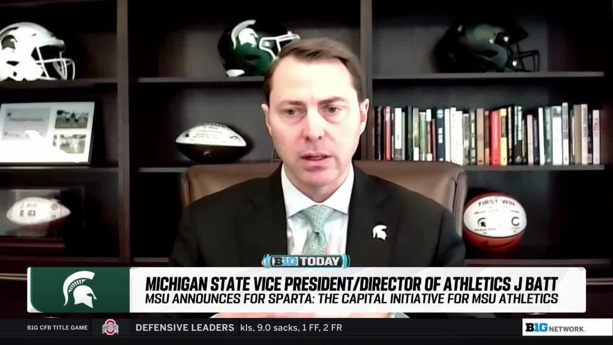 A transformational gift for Michigan State Athletics 💚 AD J Batt breaks down how the $401 million commitment will strengthen MSU at every level 👇 #B1GToday