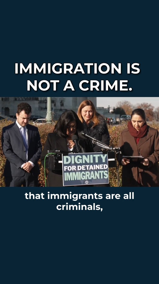 Immigrants are NOT criminals, and immigration is NOT a crime. Don’t be fooled by Trump’s lies.
