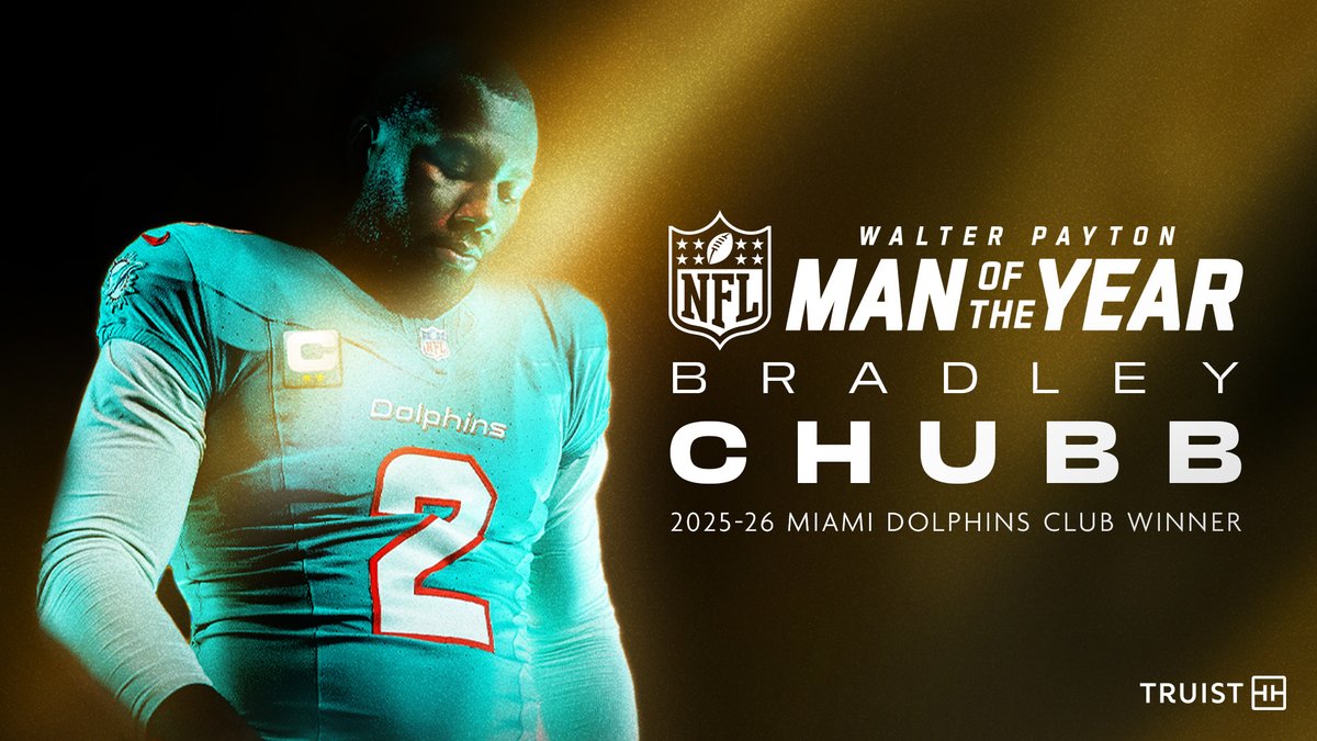 Bradley Chubb leads by example every day, while bringing joy to others. RT to vote for Bradley Chubb! 🚀 #WPMOYChallenge