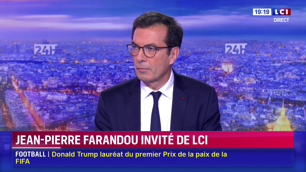 🗣️ "La suspension des retraites est nécessaire pour la stabilité politique de ce pays", assure le ministre du Travail et des Solidarités, Jean-Pierre Farandou