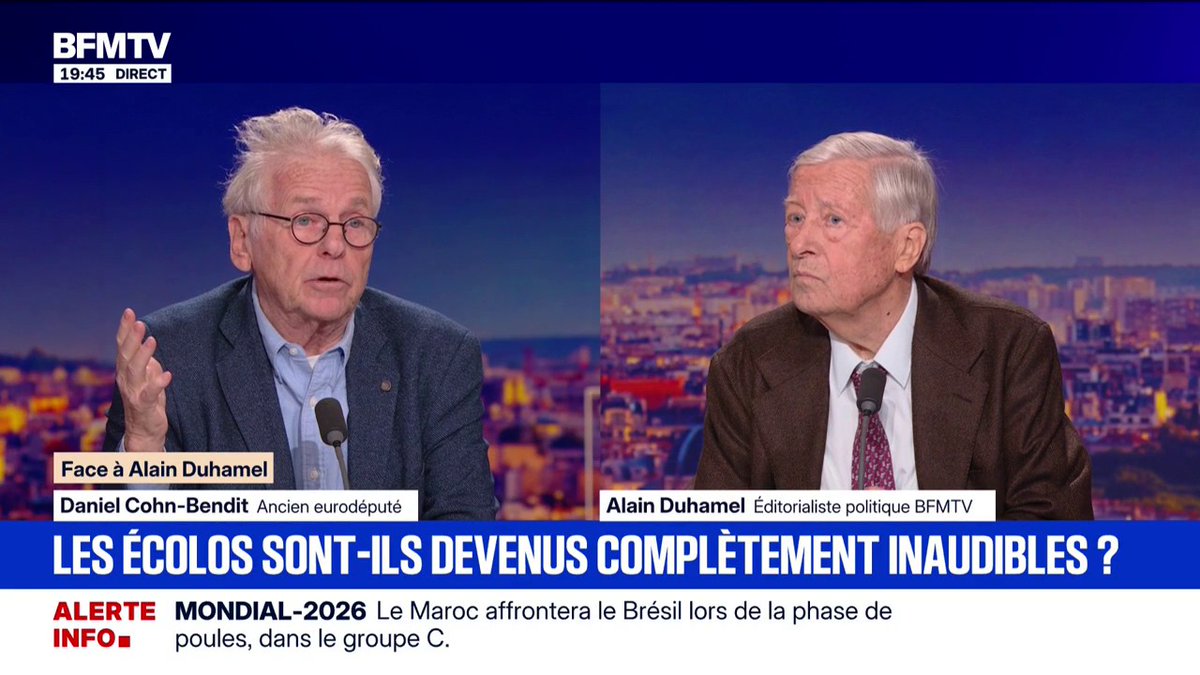 Dérèglement climatique: "Il faut des personnalités capables de sortir les sociétés de ce refus de la réalité", analyse Daniel Cohn-Bendit
