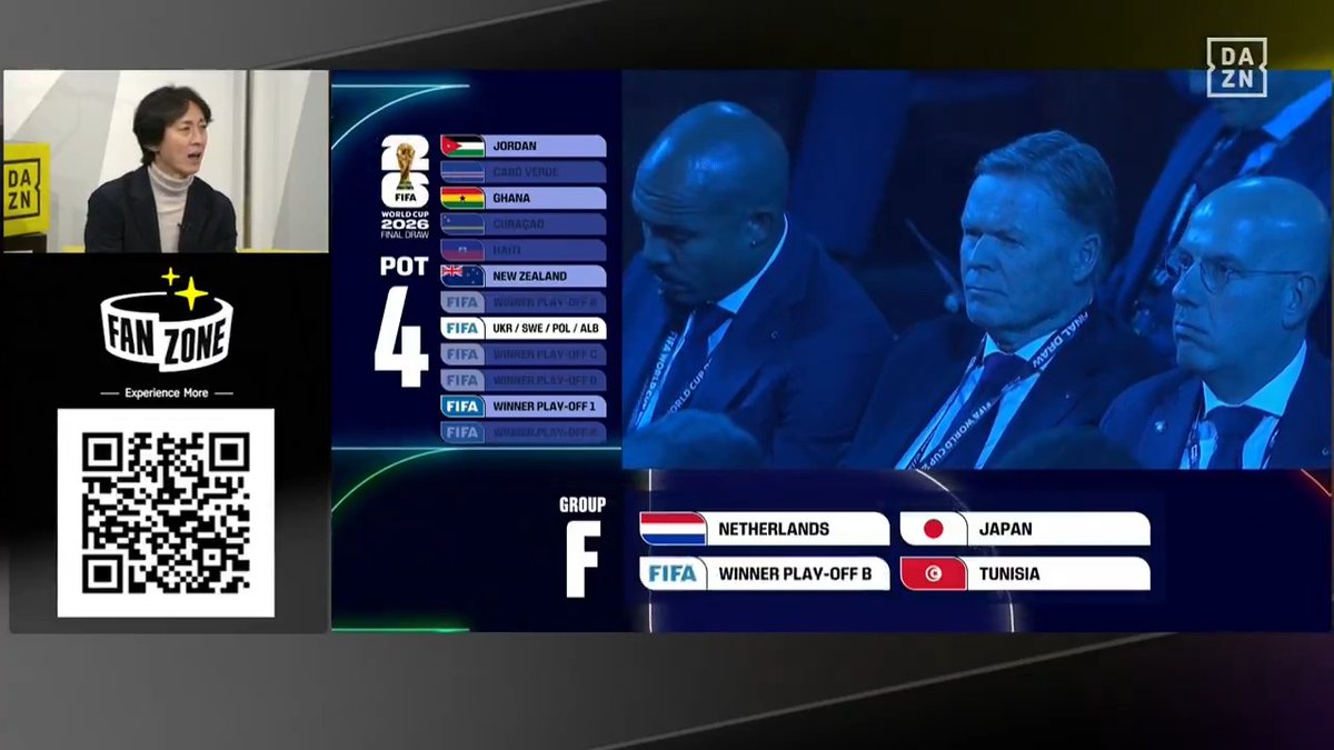日本代表のW杯対戦が相手が決定した瞬間 🇯🇵