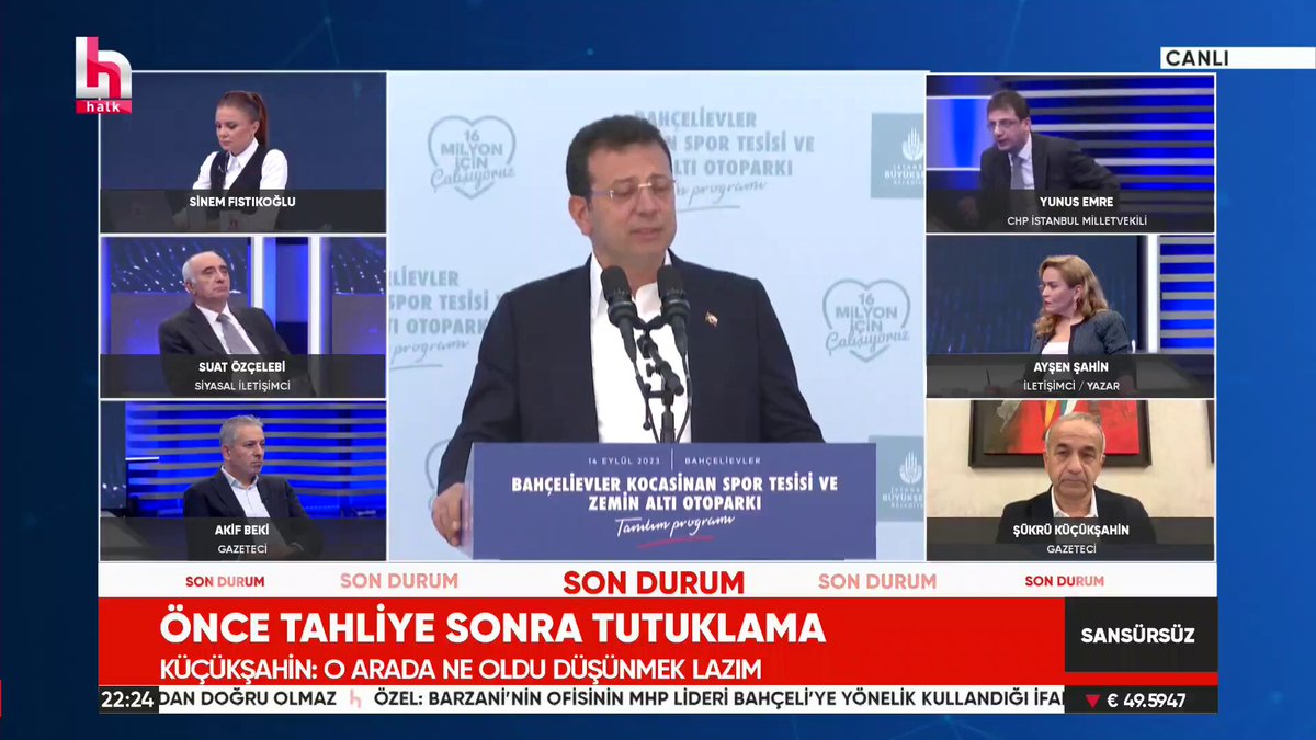 "Böyle yargılama olur mu!" CHP İstanbul Milletvekili Yunus Emre: Aynı gün içinde ne bulundu ki, salıverilen insanlar yeniden tutuklandı? #CANLI | Sinem Fıstıkoğlu (sinem fıstıkoğlu) ile #Sansürsüz