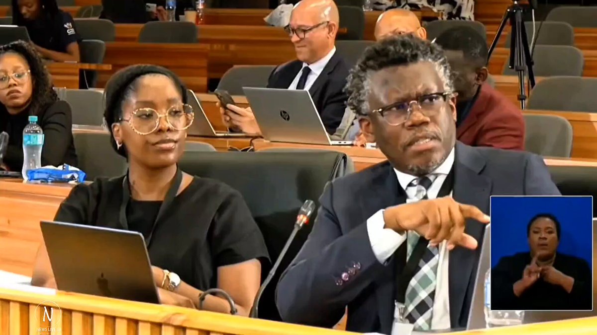 Advocate Mahlape Sello visibly upset following Adv Tembeka Ngcukaitobi's cross examination of Minister Senzo Mchunu Adv Mahlape Sello objected as Adv Ngcukaitobi was putting Vusimuzi Cat Matlala's name