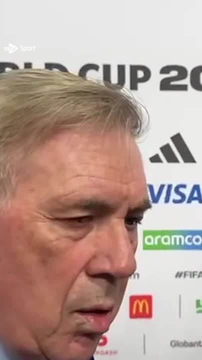 Brazil manager Carlo Ancelotti said he is excited to face Scotland at next year's World Cup.
