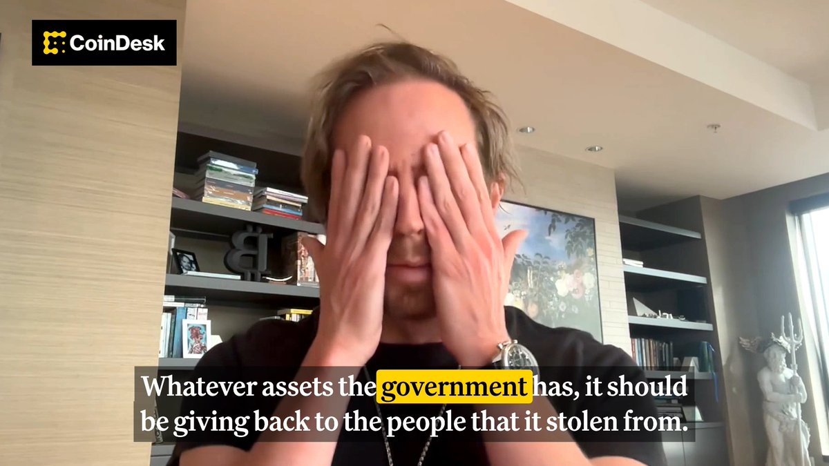 ⚡ Erik Voorhees rejects the idea of a government bitcoin reserve, saying bitcoin should be held by “private, good, noble actors."