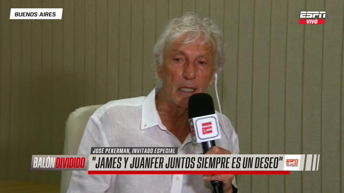 🚨🇨🇴 “Fui a España y le dije a Zidane ‘Están matando a James’ porque no lo pones: José Pekerman en #BalonDividido