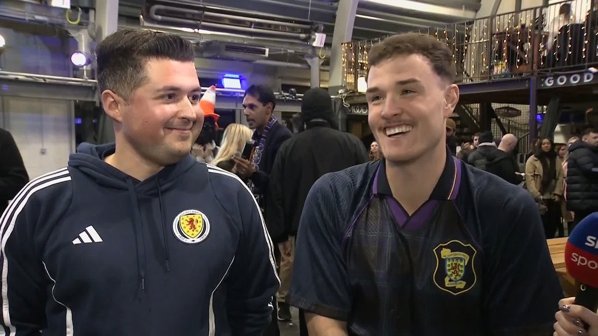 🗣️ "No Scotland, no party!" 🗣️ "You have to believe this time it is going to be ours." Fans Craig Ferguson and PG Ciarletta react to Scotland's World Cup draw! What do you make of it? 🏴