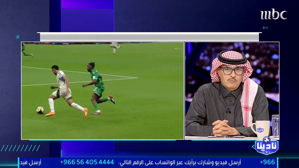 تركي السهلي: سالم الدوسري قدم نسخة ممتازة في كأس العرب، ورغم أنه في مرحلته الأخيرة في كرة القدم إلا أنه لا زال بعطاءه الكبير ويشارك مجاناً على شاهد برنامج #نادينا يوميا الساعة 11مساءً بتوقيت السعودية على #MBC1 لمتابعة البث المباشر