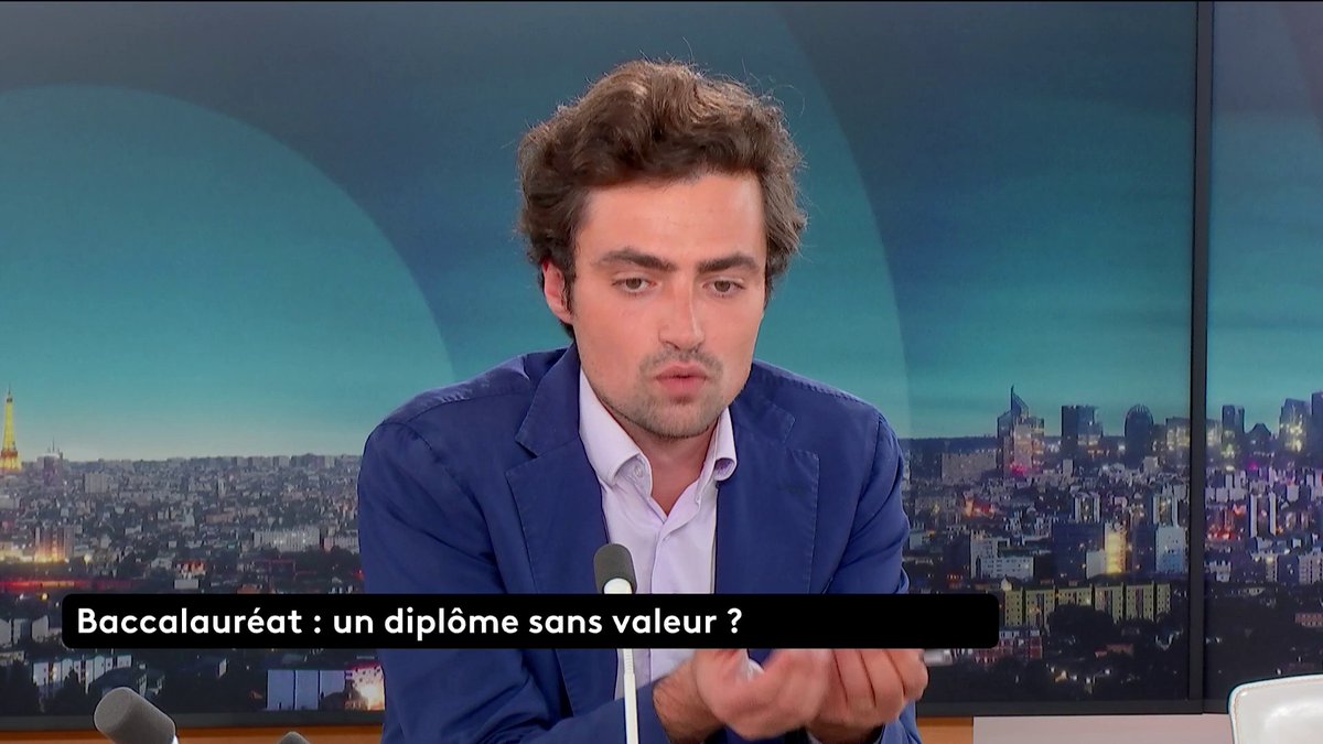 🔴 École : "La crise dépasse le bac : le niveau s’effondre dès le primaire. Latin, grammaire, littérature… tout recule, et l’école républicaine ne corrige plus les inégalités. C’est une rupture grave du pacte républicain", alerte Nathan Devers. #LePourEtLeContre #canal16