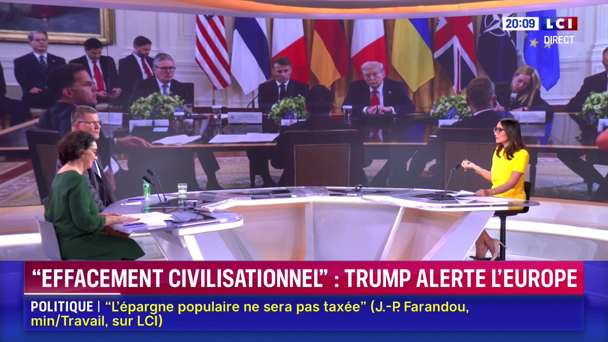 🗣️ "Il y a clairement une dissension idéologique très forte entre la conduite actuelle, depuis quelques années, de l'Union européenne et ce qui est en train de se passer aux Etats-Unis" : Général Olivier Kempf 📺 Un Oeil sur le Monde avec Margot Haddad sur LCI