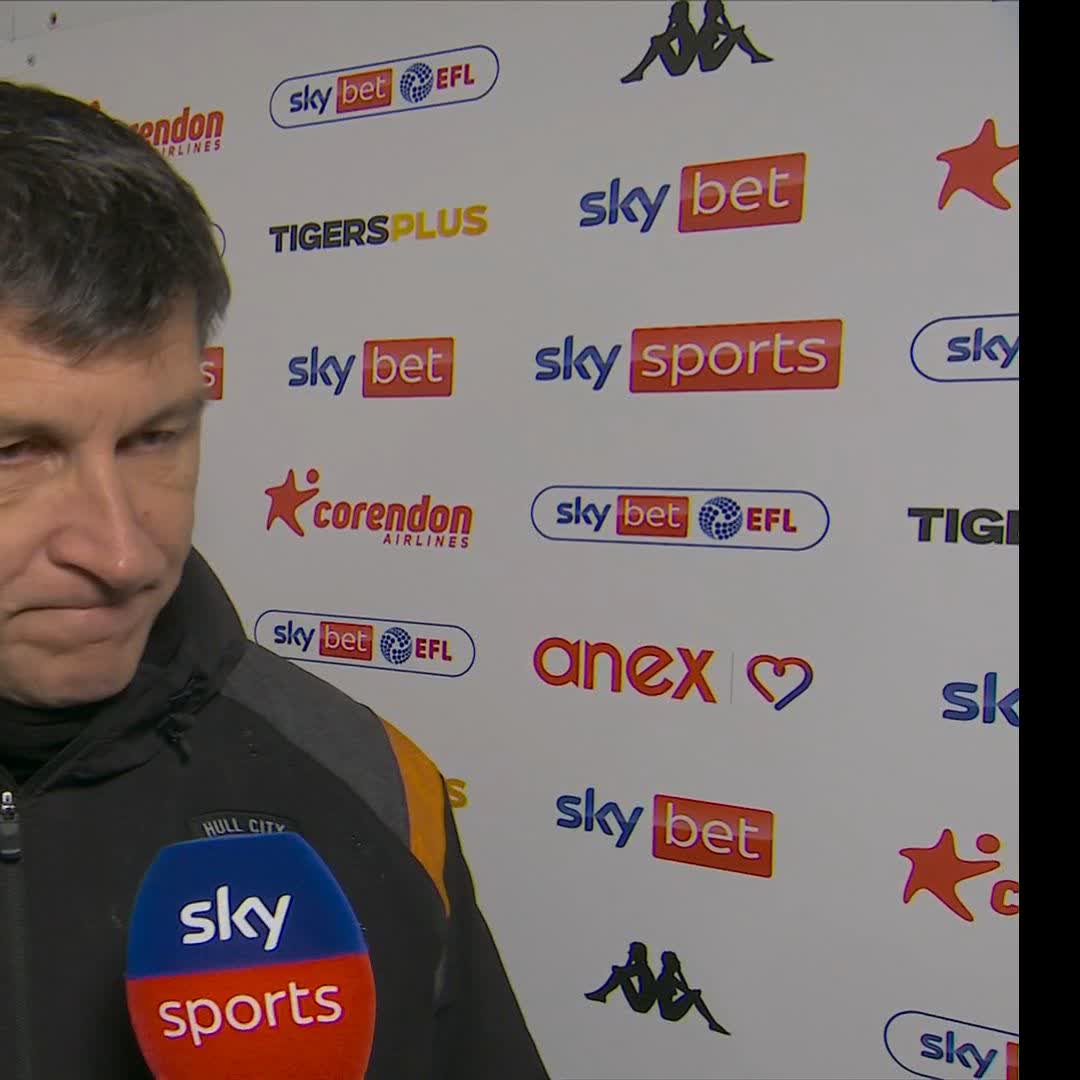 "Very awful tonight." Hull boss Sergej Jakirovic is understandably not happy after suffering a 4-1 loss to Boro 😬