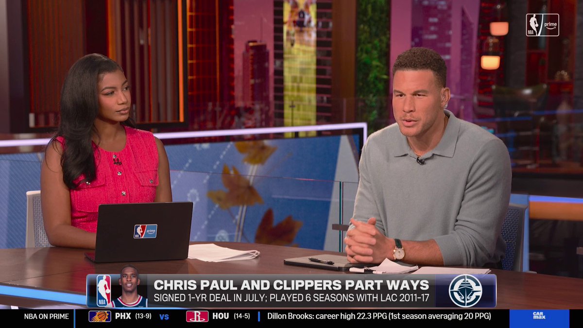 Blake Griffin: “I’m disappointed for Chris Paul.” (via NBA on Prime)