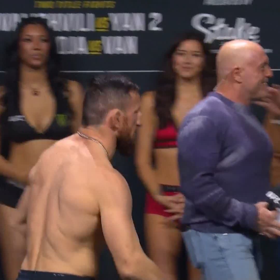 メラブ×ヤン 試合前最後のフェイスオフ！ #UFC