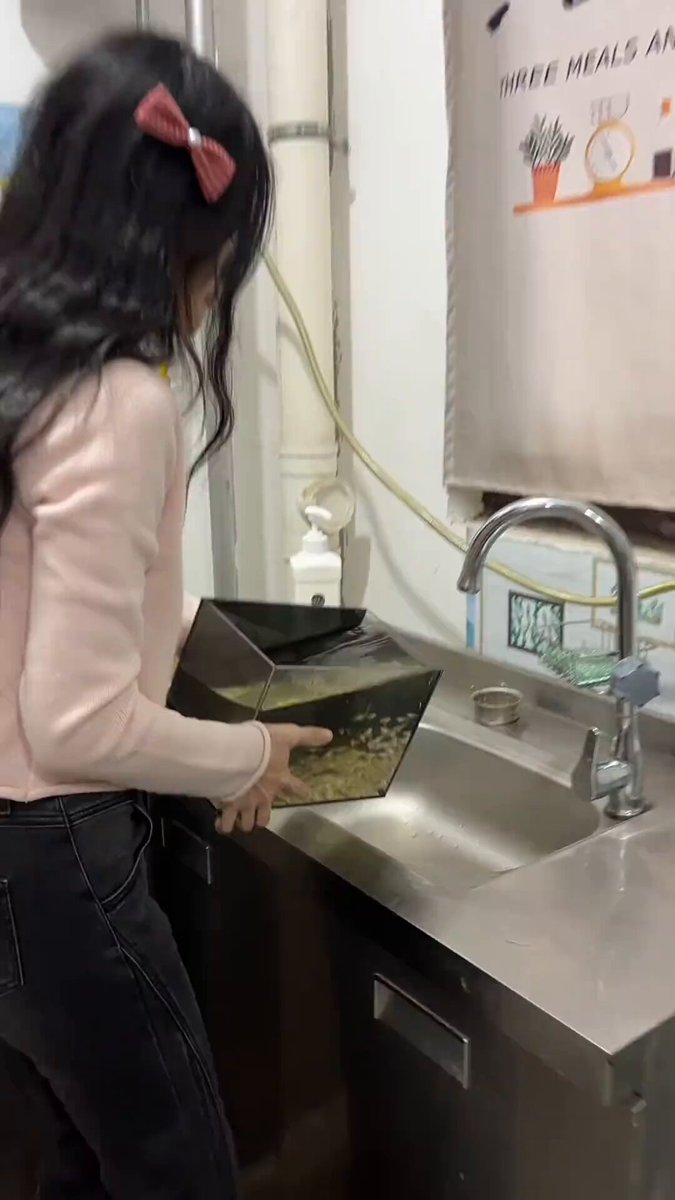 中国 熱帯魚の水槽を洗う時の方法 これ、日本でもできるんだろうか？ 便利っちゃ、便利だけど