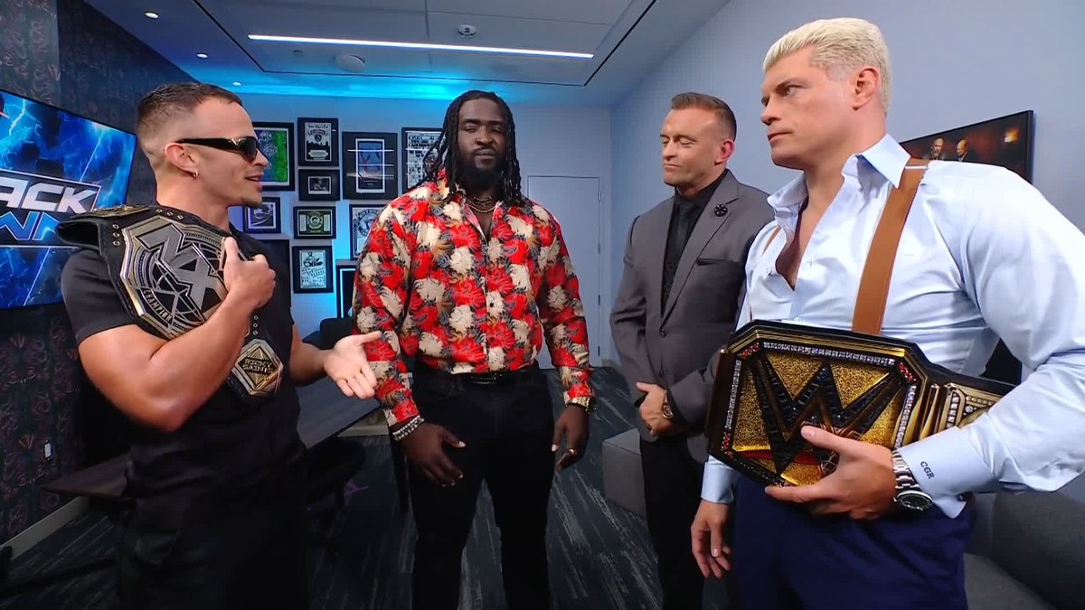 Tomorrow night just got a whole lot bigger! The winner of the NXT Championship Match at NXT Deadline will be facing Cody Rhodes NEXT WEEK at Saturday Night's Main Event 🤯