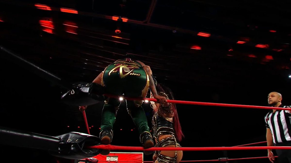 Another burst of everything she’s got from Red Velvet! Watch #ROHFinalBattle on #HonorClub!