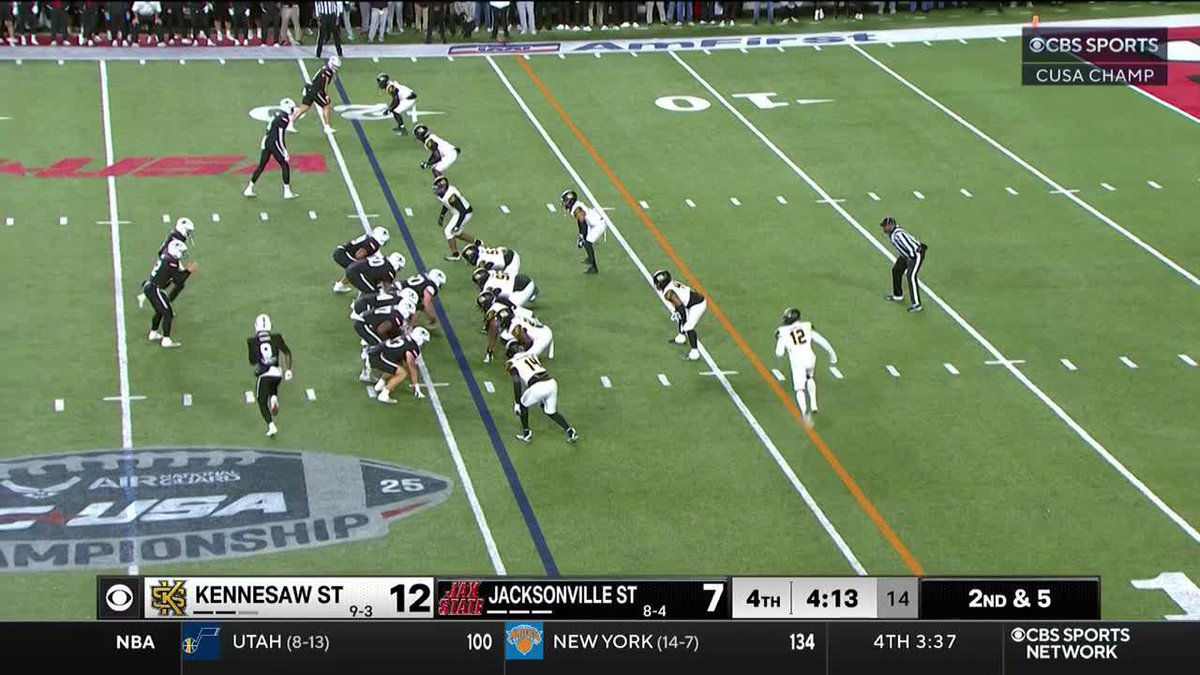 Jax State did not score in the first 49 minutes of tonight’s Conference USA Championship. They lead 15-12 with 4 minutes to play!