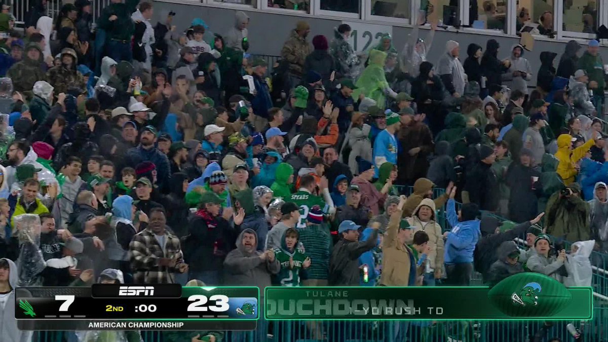 TULANE TUSH PUSH ON 4TH &amp; GOAL 🔥