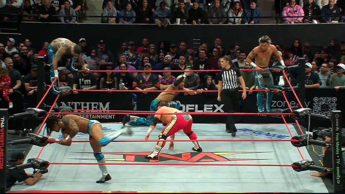 The Rascalz are stronger than ever! Myron Reed Trey Miguel Zachary Wentz Dezmond Xavier #TNAFinalResolution Use code FINAL25 for one free month of TNA+ and watch Final Resolution: