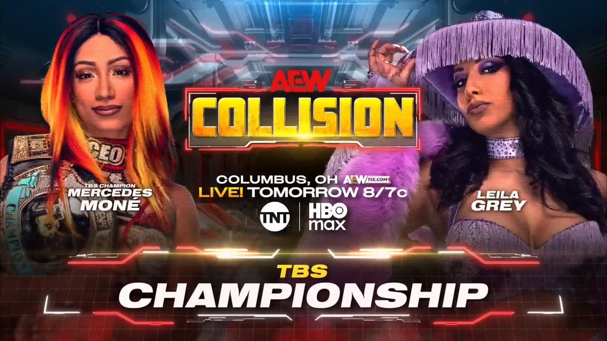 "From one baddie to another ... you doing anything tomorrow?" Leila Grey and Último Moné are locked in for a showdown on #AEWCollision TOMORROW NIGHT! Watch #ROHFinalBattle on #HonorClub!