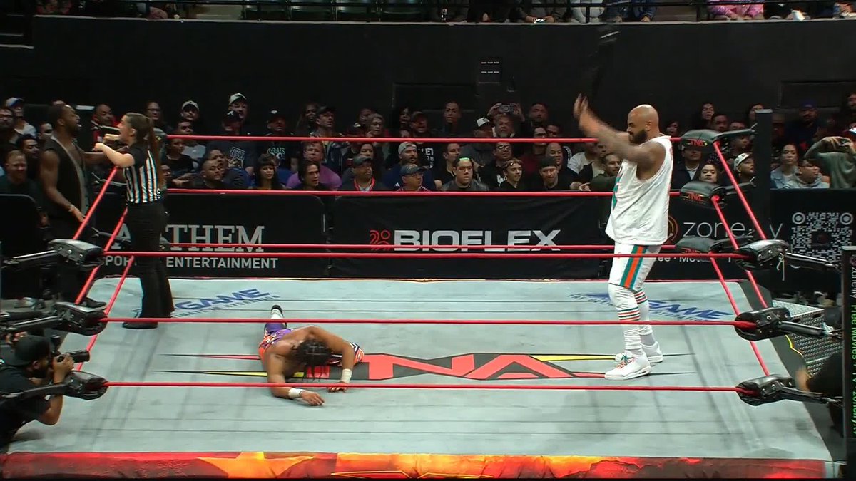 .BDE had LEON SLATER's back and paid the price with a Down Payment! A.J. FRANCI$ 💰 #TNAFinalResolution Use code FINAL25 for one free month of TNA+ and watch Final Resolution:
