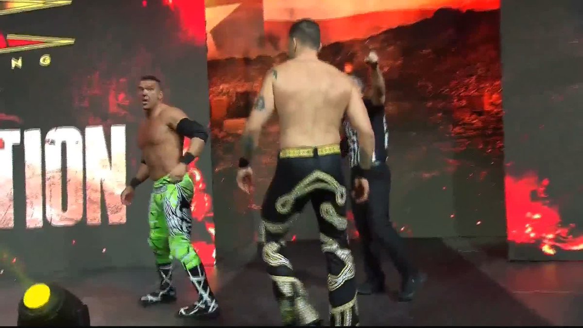 .👑 Frankie Kazarian 👑 and Dango are brawling on the stage already! #TNAFinalResolution Use code FINAL25 for one free month of TNA+ and watch Final Resolution: