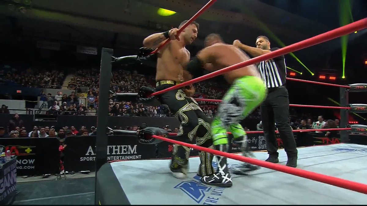 .Dango had 👑 Frankie Kazarian 👑 beat before Daniel Spencer was laid out..not once, but TWICE! #TNAFinalResolution Use code FINAL25 for one free month of TNA+ and watch Final Resolution: