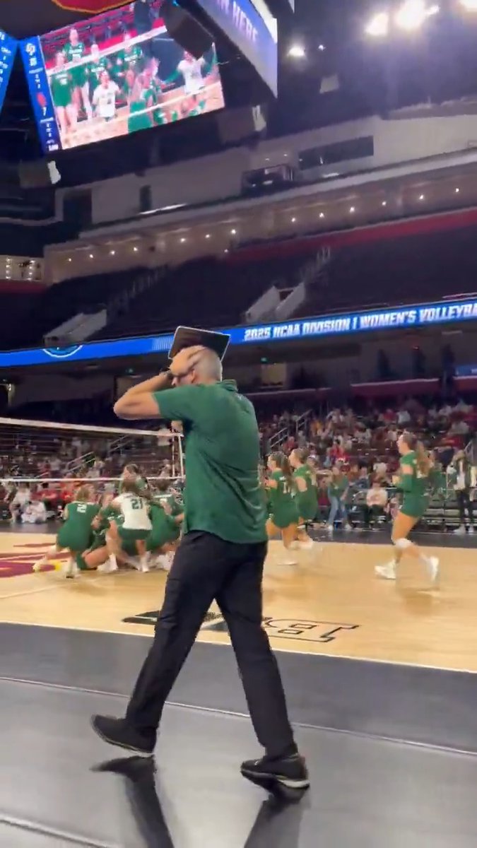 POV: You advance to the Round of 16 🥹 #NCAAWVB x 🎥 Cal Poly Volleyball