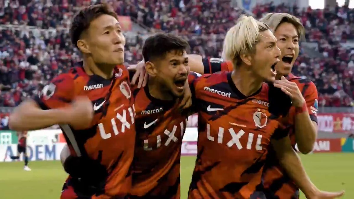 🎥現地独自カメラ🎥 荒木遼太郎のバイシクル・キックに反応した、レオ セアラが見事に合わせアントラーズが先制⚽️ #Ｊリーグ