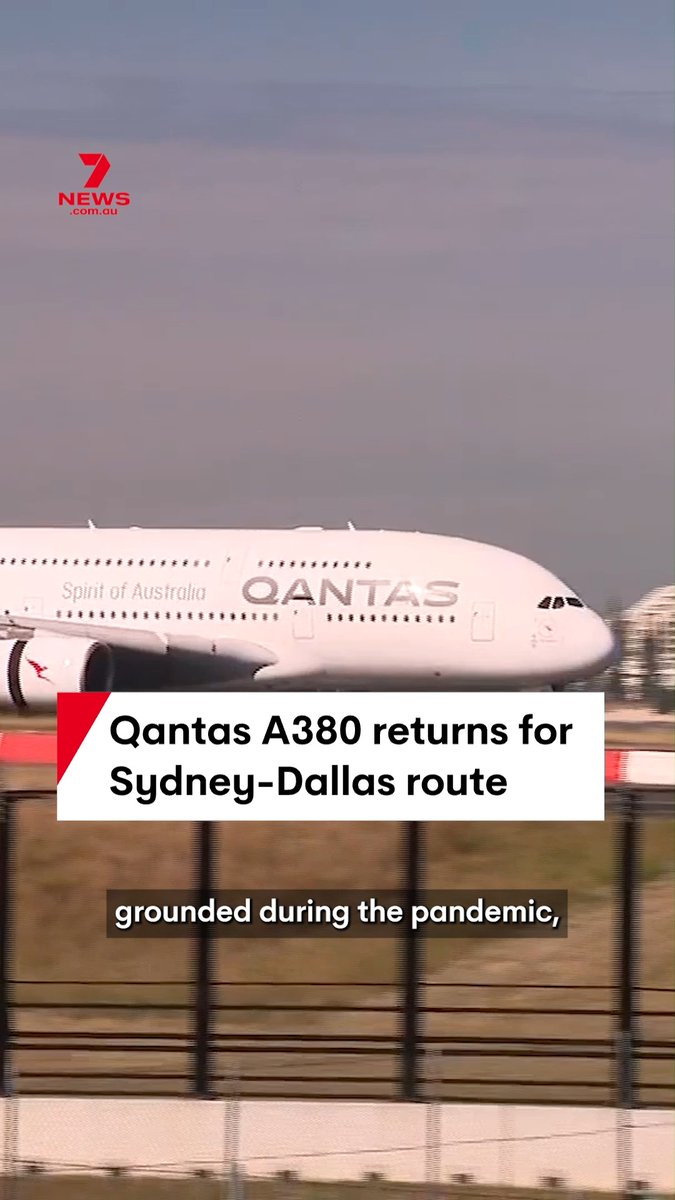 🇦🇺 | El Airbus A380 de Qantas ha vuelto a volar tras seis años en tierra. El superjumbo se utilizará como repuesto durante la temporada navideña antes de su lanzamiento en la ruta Sídney-Dallas a partir del 1 de enero.