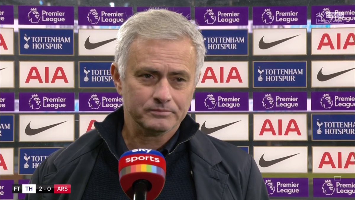 🗣️ Jose Mourinho, on this day in 2020, following Tottenham’s 2-0 home win against Arsenal: “I want to give good words, congratulations to Mikel. I believe with these players, with Mikel, Arsenal will be Arsenal again.” 🔮