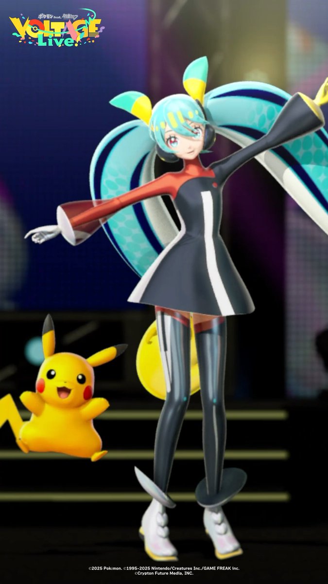 【チケット抽選 明日〆切‼️】 / 「ボルテッカー」⚡️ 初音ミク & ピカチュウ💞 \ ポケミクライブに向けて練習チュウ…✨ ━━━━━ 🟢#ポケミク チケット三次抽選 受付中! 🟡12/7(日)23:59まで! 【⬇️抽選申込はこちら!⬇️】 ━━━━━
