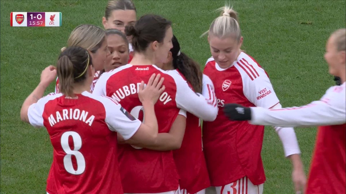 Olivia Smith scores against her former club at the Emirates! ⚡️