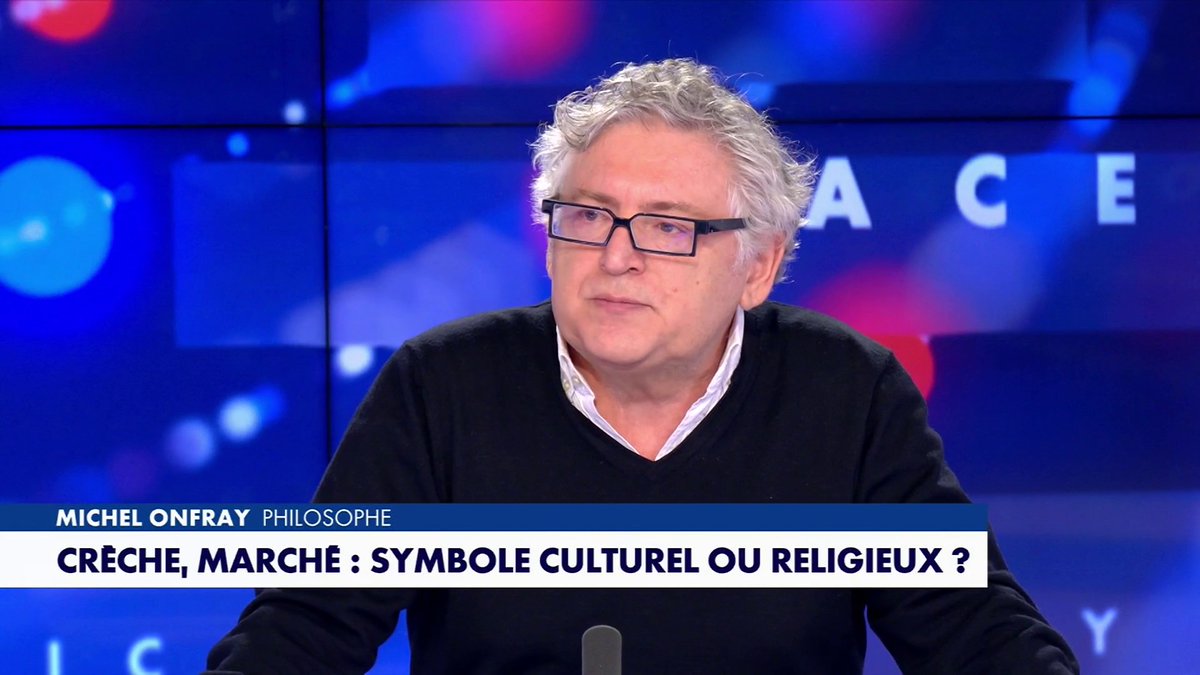 Michel Onfray, philosophe, sur le symbole de la crèche : «Tous ces gens qui veulent faire disparaître la crèche sont des incultes», dans #FaceaMichelOnfray