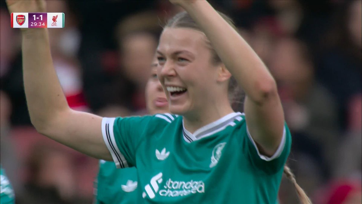 History MAKER! 🤩 Beata Olsson becomes the first player in the WSL to score in four of her first five starts ever 👏