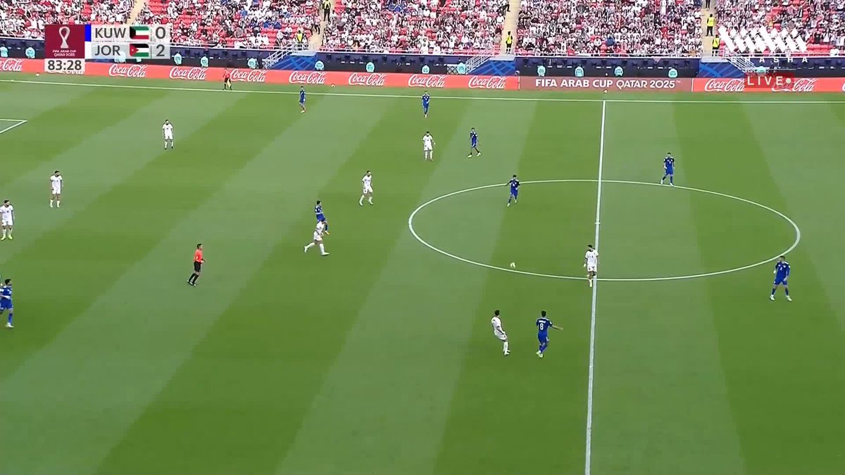 د84 شهدت أول تسديدة لـ الكويت في المباراة عمومًا وهي الهدف الأول لهم في المباراة مباشرة ⚽️🇰🇼