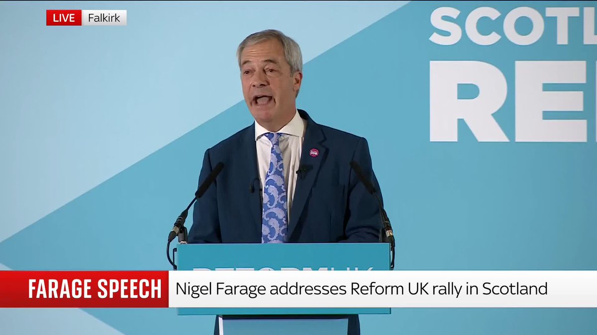 BREAKING: Treasurer of the Scottish Conservative Party and member of the House of Lords, Lord Malcom Offord, has become the latest Tory defector to Reform UK. 📺 Sky 501, Virgin 602, Freeview 233 and YouTube